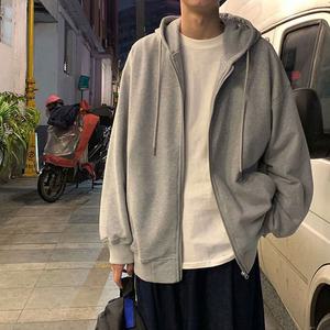무지 후드집업 빅사이즈 남자 여자 공용 학생 후드 점퍼