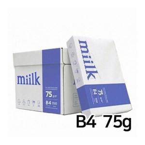 복사용지 B4 밀크 75g 500매X5권 1BOX 한국제지