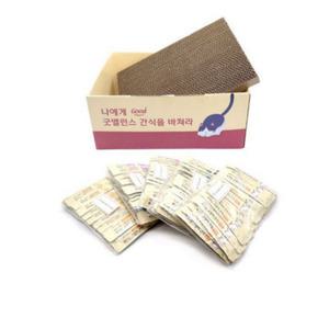 굿밸런스 짜먹는 고양이 간식 플러스 스크래쳐 박스 세트 200ea