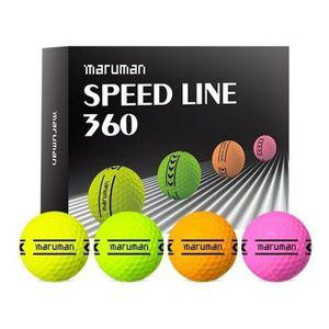 마루망 2024 스피드 라인 360 골프볼 2피스 혼합 12구