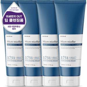 메르헨트 마이크로 미셀라 폼클렌징 230ml 4개 저자극 대용량 약알칼리 버블 세안제 폼클렌저 피부 노폐물 제거