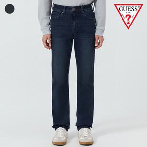 [GUESS]남성 기모 진청 릴렉스 테이퍼드(MO4D9185)