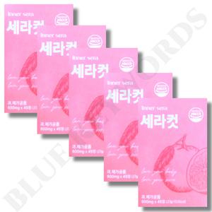 이너세라 세라컷 600mg x 45정 x 5박스 75일분 모로 블러드 오렌지 차전자피 녹차 추출물
