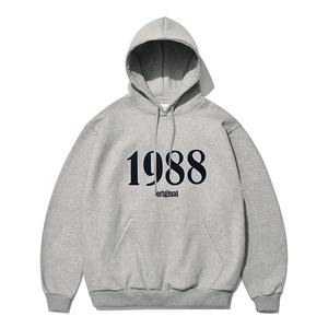[기모] 1988 Appliquer Hoodie Gray