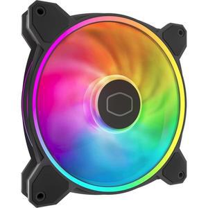Cooler Master MasterFan MF140 Halo² 팬 듀오 링 ARGB Gen 2 LED 120mm 1600rpm Dynamic PWM 확대 블레이