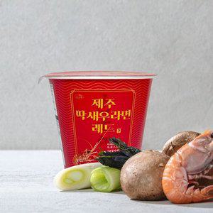 제철진미 제주 로스팅 딱새우라면 레드 68g 1박스 6개 컵라면 매운맛