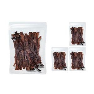 바다모아 대왕 오징어 눌린장족 말랑장족 200g, 4봉