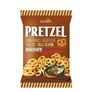 삼진 프레첼 볶음양념맛 70g/간식 안주 과자 하이볼