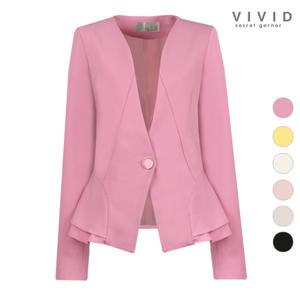 [비비드 시크릿가너]VIVID 여성 노카라 에브리 여름 정장 자켓