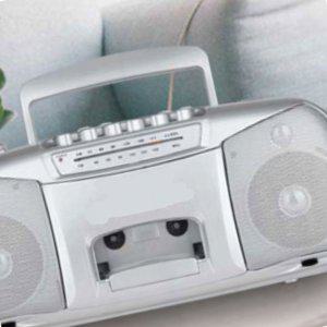 FM 라디오 카세트 플레이어 SD카드 USB MP3 녹음기