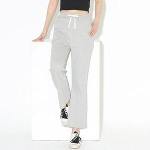 여자 데일리 무지 편한 부츠컷 와이드 트레이닝 팬츠