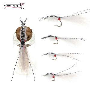 얼음 Vamvfly-얼음 Dub 스커드 새우 소금 배스 송어 연어 파리 바닷물 민물 낚시 태클용 요정