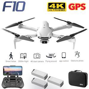 무선RC 헬기 F10 드론 전문 헬리콥터 장난감 4K HD 카메라 GPS 5G 와이파이 광각 FPV 라이브 전송 쿼드콥터
