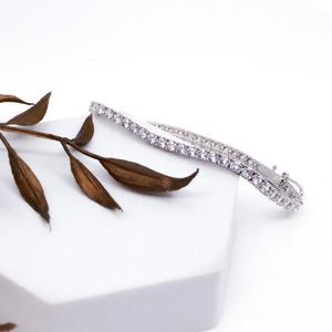 오팔하우스 925Silver 3mm 큐빅 테니스 팔찌 OPGEB9102