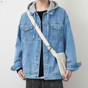 [라일리] Rly 남성후드 탈부착캐주얼 간절기데님 청자켓 INSUM39