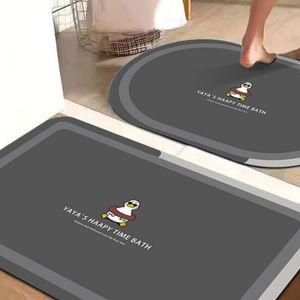 (쓰리몰) 소프트 규조토 발매트 주방 욕실 발매트(중)