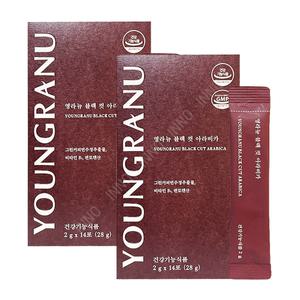 영라뉴 블랙 컷 아라비카 2g x 14포 2BOX in