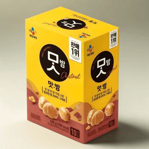 CJ제일제당 맛밤 유기농 간식 420g × 3개