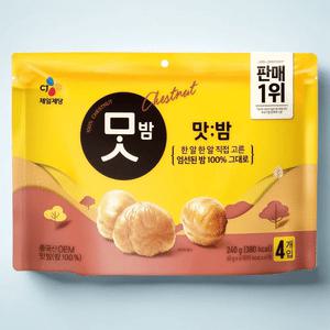 CJ제일제당 맛밤 유기농 60g × 20개