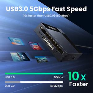 UGREEN USB-C OTG-SD CF 마이크로 SD TF MS 카드 어댑터, 노트북 PC 윈도우 macOS 메모리 카드 어댑터, 4 인 1, USB3.0
