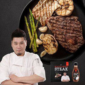 [레이먼킴]레이먼킴 블랙앵거스 스테이크150g*8팩+소스1
