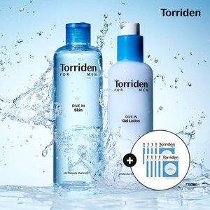 [토리든][2종세트] 다이브인 포맨 스킨 300ml+ 젤로션 200ml +(올인원 2ml X10매 증정)
