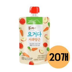 풀무원 요거다 사과당근 100ML 20개 어린이 음료 주스 유치원주스