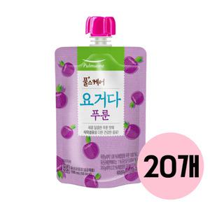 풀무원 요거다 푸룬 100ML 20개 어린이 음료 주스 유치원주스