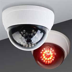 모형cctv 모형CCTV 돔형 LED라이트 방범용 가짜CCTV 건전지형