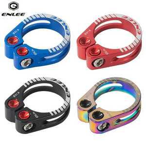 자전거 포스트 알루미늄 합금 시트 클램프 퀵릴리즈 산악 BMX 도로 31.8mm