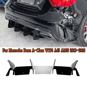리어 범퍼 립 디퓨저 스포일러 스플리터 보호대 벤츠 A 클래스 W176 A45 AMG 20