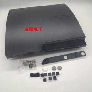 블랙 화이트 교체 전체 하우징 쉘 케이스 커버 ps3 슬림 2000 20XX 2500 3000 콘솔