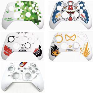 Xbox 시리즈 X 컨트롤러용 전면 하우징 쉘 페이스 플레이트 한정판 커스텀 DIY 교체 커버 데칼 케이스