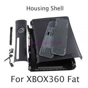 XBOX360 XBOX 360 팻 콘솔 교체용 하우징 쉘 보호 케이스 블랙 화이트 컬러 풀 세트 1