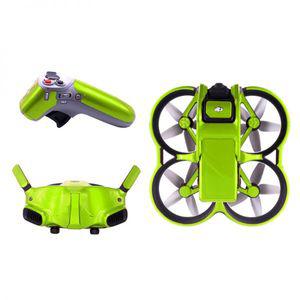 입문용 농업용 드론 DJI 아바타 항공기 및 핸들 고글 2 용 고급 형광 PVC 스티커 방수 보호 슬리브 스킨 액