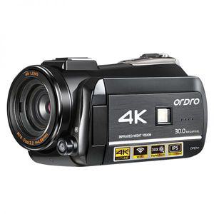 입문용 농업용 드론 Ordro AC3 비디오 카메라 4k 캠코더 전문가 30X 디지털 줌 적외선 야간 투시경 블로거