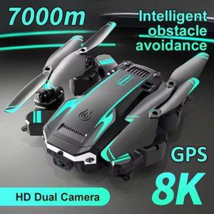 입문용 농업용 드론 G6Pro RC GPS 8K 5G 전문 HD 항공 사진 듀얼 카메라 장애물 회피 UAV 4 로터 헬리콥터