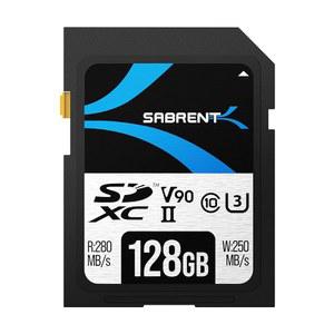 SABRENT 로켓 v90 128GB SD UHS-II 메모리 카드 R280MB /s W250MB /s(SD-TL90-128GB)