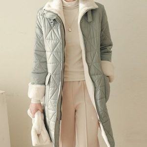 [헤레이스] 가격인하  밍크안감 세느퍼 패딩 YMSH23FW881_P351095346