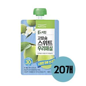 풀무원 풀스키친 스위트 우리매실 100ml 20개 어린이 음료 주스 유치원주스