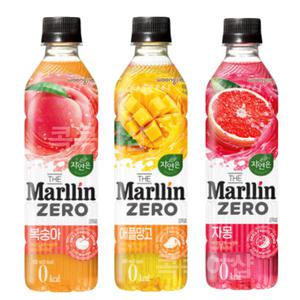 웅진 자연은 더말린 제로 애플망고/복숭아/자몽 500ml 20pet