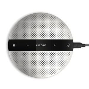 팀, 줌, VoIP 통화, 웨비나, 전화, 콜센터, 녹음을 위한 카이즈다 USB 스피커폰 360 전방향 마이크 휴대용 컨퍼런스 에코 캔슬링