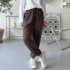 여성 홈웨어 편한 조거바지 양기모 스판 트레이닝복
