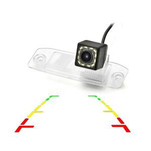 현대 액센트 아반떼 엘란트라 쏘나타 투손 JM 베라크루즈 ix55용 Vlicevrn HD 12 LED 자동차 후방 카메라 야간 투시 백업 주차 IP68 차량 / 기아용