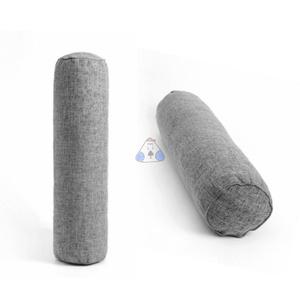 필인 면마 원통 쿠션 15X60CM 그레이 필로우베개 원형쿠션 옆베게