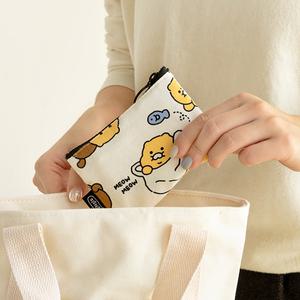 카카오프렌즈 춘식이 오디너리 패턴 플랫 파우치 S
