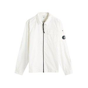 [CP COMPANY]시피컴퍼니 집업 오버셔츠 화이트 남성 18CMOS124A 110143G 103