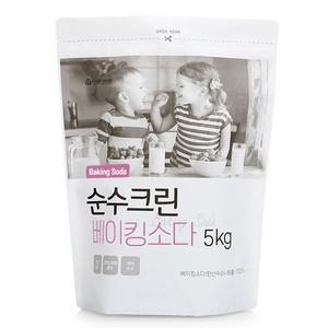 순수크린 베이킹소다 대용량 5kg 1개  다목적세정제+계량스푼