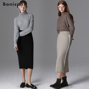 [보니스팍스][보니스팍스(Bonispax)] 니트세트 라인 스커트 (택가격 79000원)