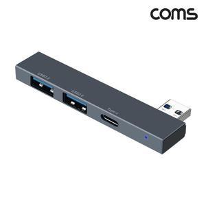 [IXHHF7G2_4B]3포트 USB 허브 C타입 1포트+USB2포트